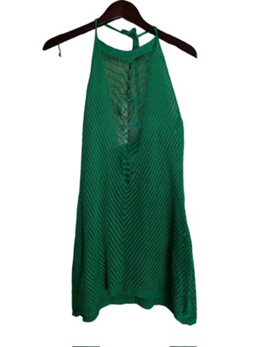 Green Crochet Swimsuit Cover Up Size Large